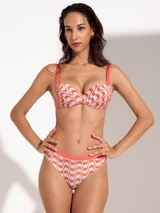 Maillots de bain Lisca Iceland corail slip de bikini