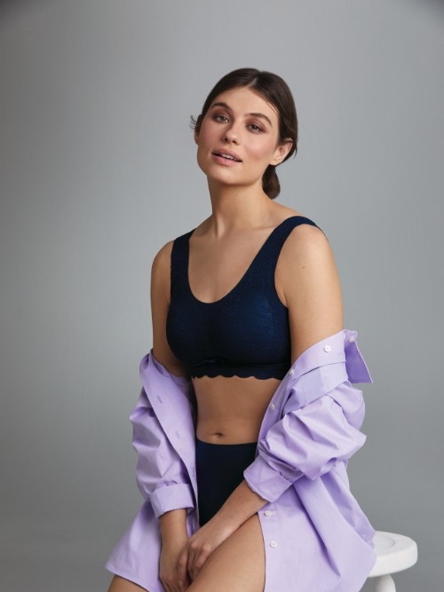 Anita Essential bleu marine soutien-gorge sans forme