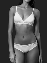 Chicamala Basic blanc soutien-gorge sans forme