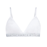 Chicamala Basic blanc soutien-gorge sans forme