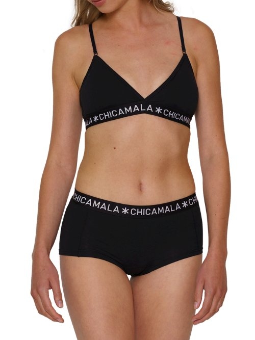 Chicamala Basic noir soutien-gorge sans forme