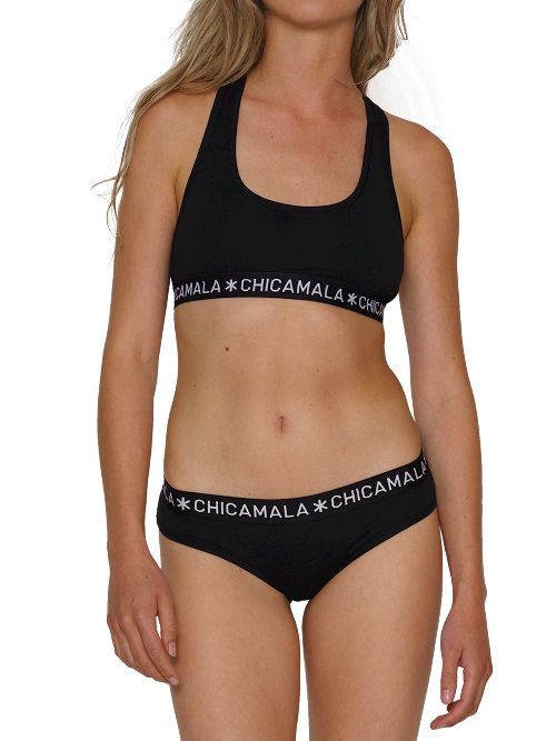 Chicamala Basic noir soutien-gorge sans forme