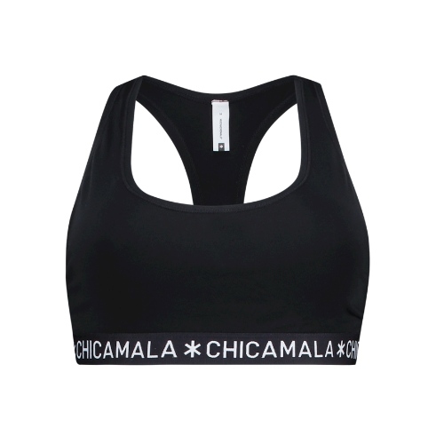 Chicamala Basic noir soutien-gorge sans forme