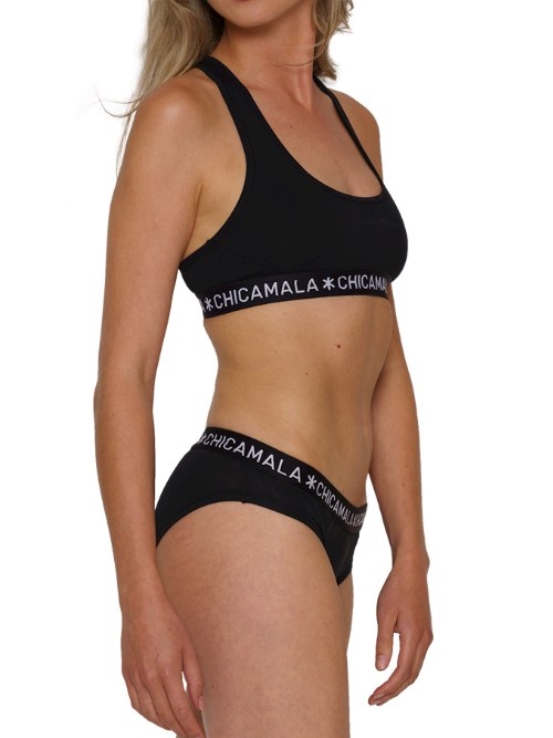 Chicamala Basic noir soutien-gorge sans forme