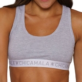 Chicamala Basic gris soutien-gorge sans forme