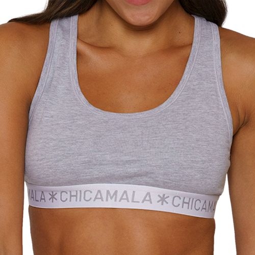 Chicamala Basic gris soutien-gorge sans forme