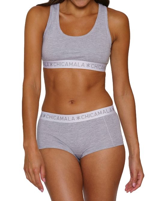 Chicamala Basic gris soutien-gorge sans forme