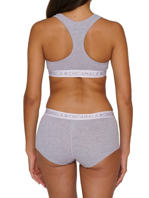 Chicamala Basic gris soutien-gorge sans forme