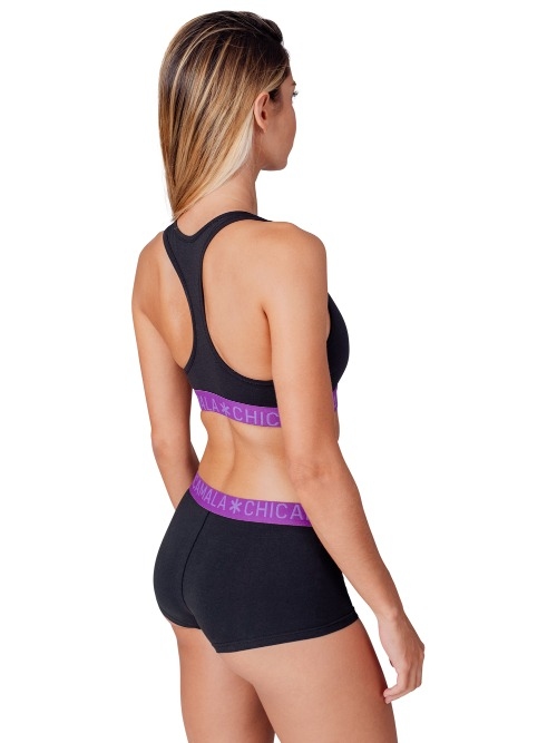 Chicamala Solid noir shortie