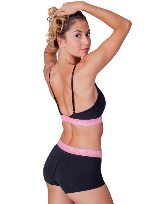 Chicamala Solid noir shortie