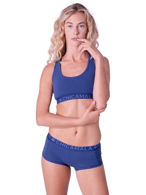 Chicamala Solid bleu/vert shortie