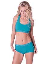 Chicamala Solid bleu/vert shortie