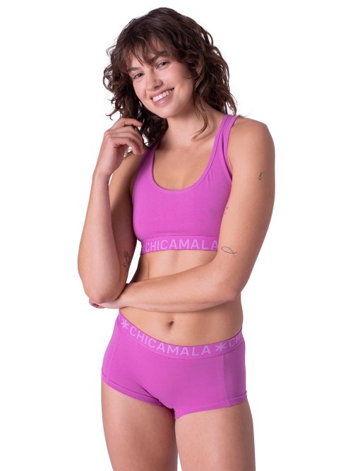 Chicamala Solid jaune/rose shortie