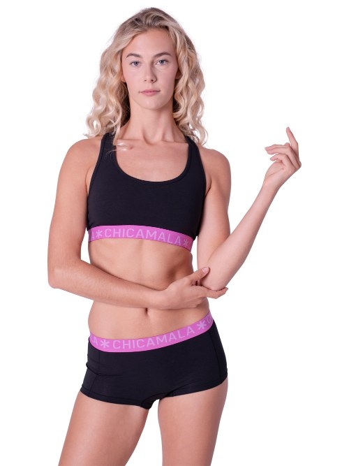 Chicamala Solid noir shortie