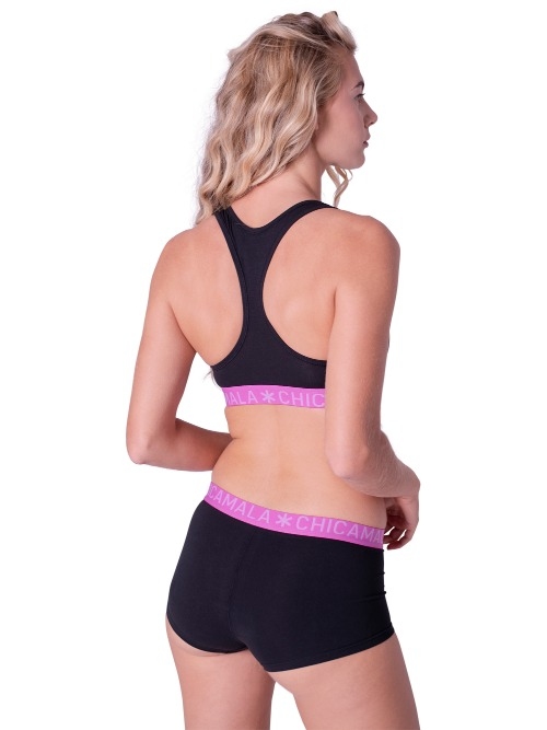 Chicamala Solid noir shortie