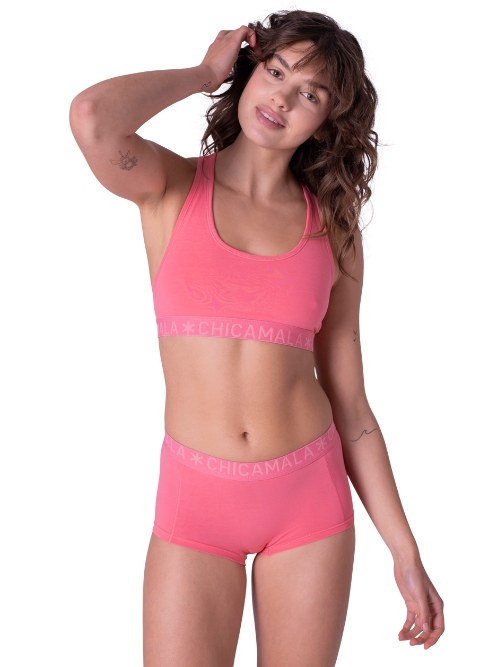 Chicamala Solid bleu/rose shortie