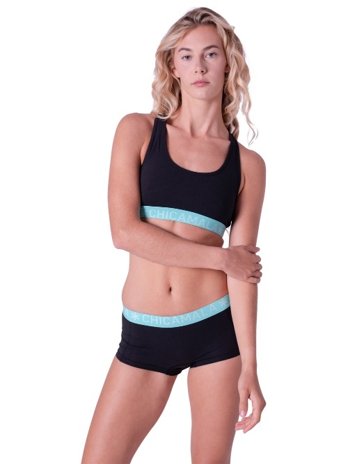 Chicamala Solid noir shortie