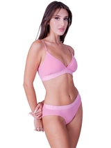 Chicamala Solid rose/brun slip
