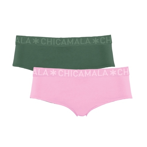 Chicamala Solid rose/brun slip