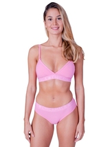Chicamala Solid bleu/rose slip