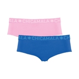 Chicamala Solid bleu/rose slip