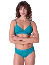 Chicamala Solid bleu/vert slip
