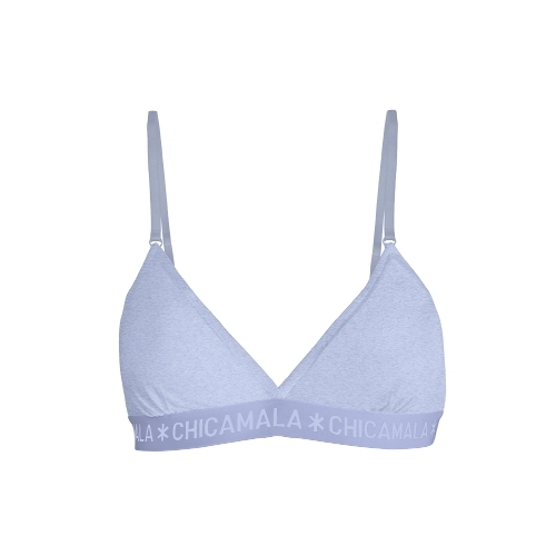 Chicamala Solid bleu soutien-gorge sans forme