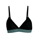 Chicamala Solid noir/vert soutien-gorge sans forme