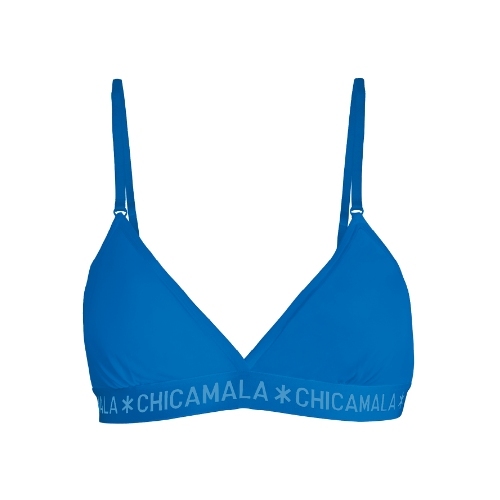 Chicamala Solid bleu soutien-gorge sans forme