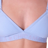 Chicamala Solid baby bleu soutien-gorge sans forme