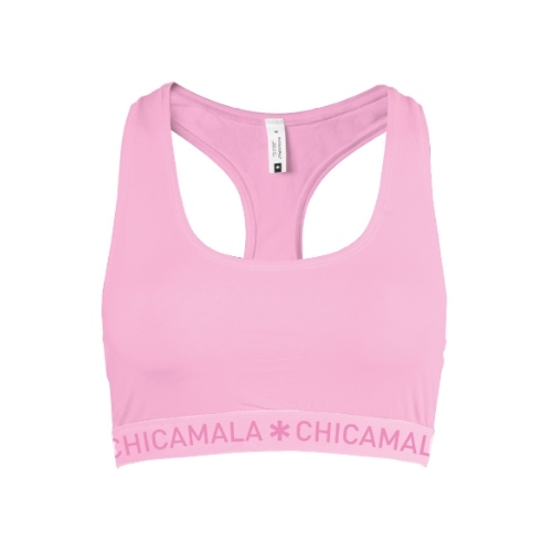 Chicamala Solid rose soutien-gorge sans forme