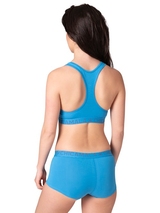 Chicamala Solid bleu soutien-gorge sans forme