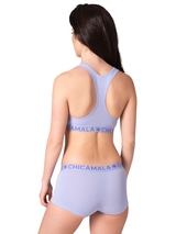 Chicamala Solid violet soutien-gorge sans forme