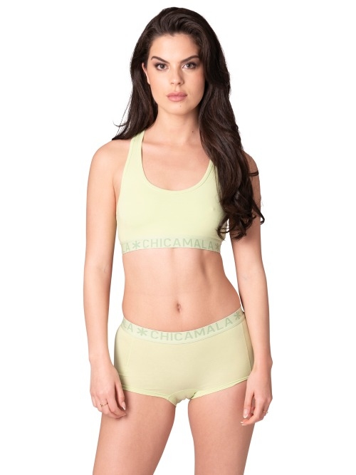 Chicamala Solid vert soutien-gorge sans forme