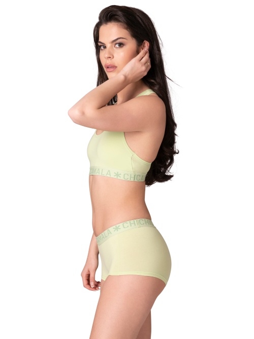 Chicamala Solid vert soutien-gorge sans forme
