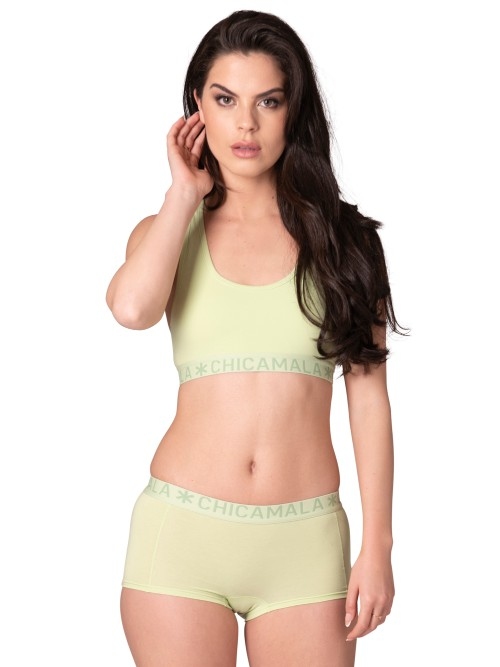 Chicamala Solid vert soutien-gorge sans forme