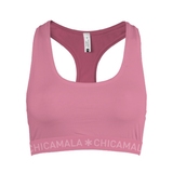 Chicamala Solid rose soutien-gorge sans forme