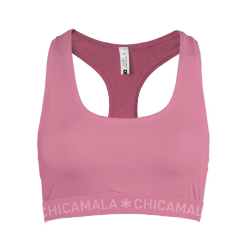 Chicamala Solid rose soutien-gorge sans forme