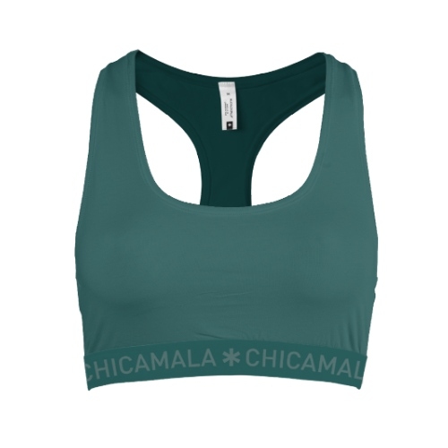 Chicamala Solid vert soutien-gorge sans forme
