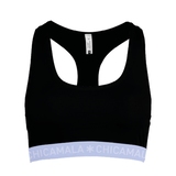 Chicamala Solid noir/bleu soutien-gorge sans forme