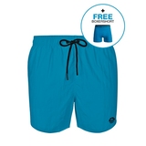 Muchachomalo Solid  bleu fluo maillot de bain pour homme