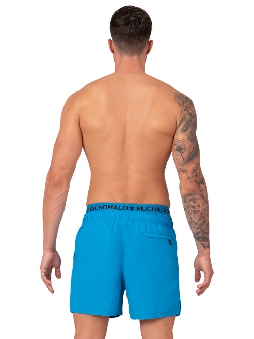 Muchachomalo Solid  bleu fluo maillot de bain pour homme