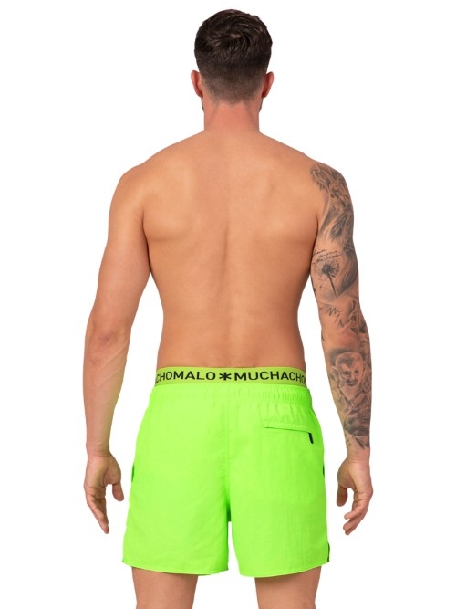 Muchachomalo Solid  vert fluo maillot de bain pour homme