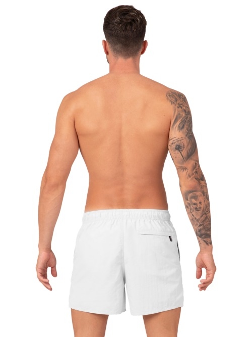 Muchachomalo Solid  blanc maillot de bain pour homme