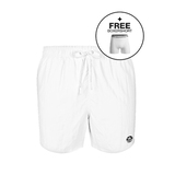 Muchachomalo Solid  blanc maillot de bain pour homme