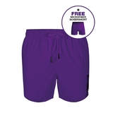 Muchachomalo Solid  violet maillot de bain pour homme