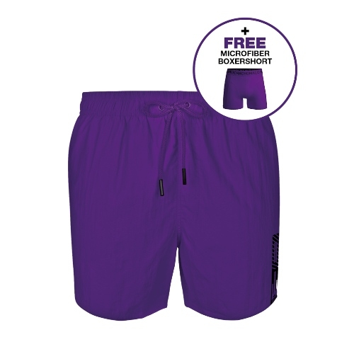 Muchachomalo Solid  violet maillot de bain pour homme