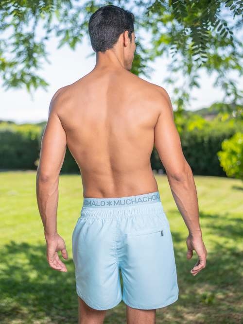 Muchachomalo Réaction de l'eau bleu maillot de bain pour homme