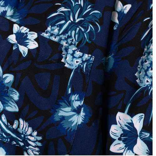 Muchachomalo Solid  bleu marine blouse