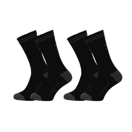 Muchachomalo Solid  noir chaussettes